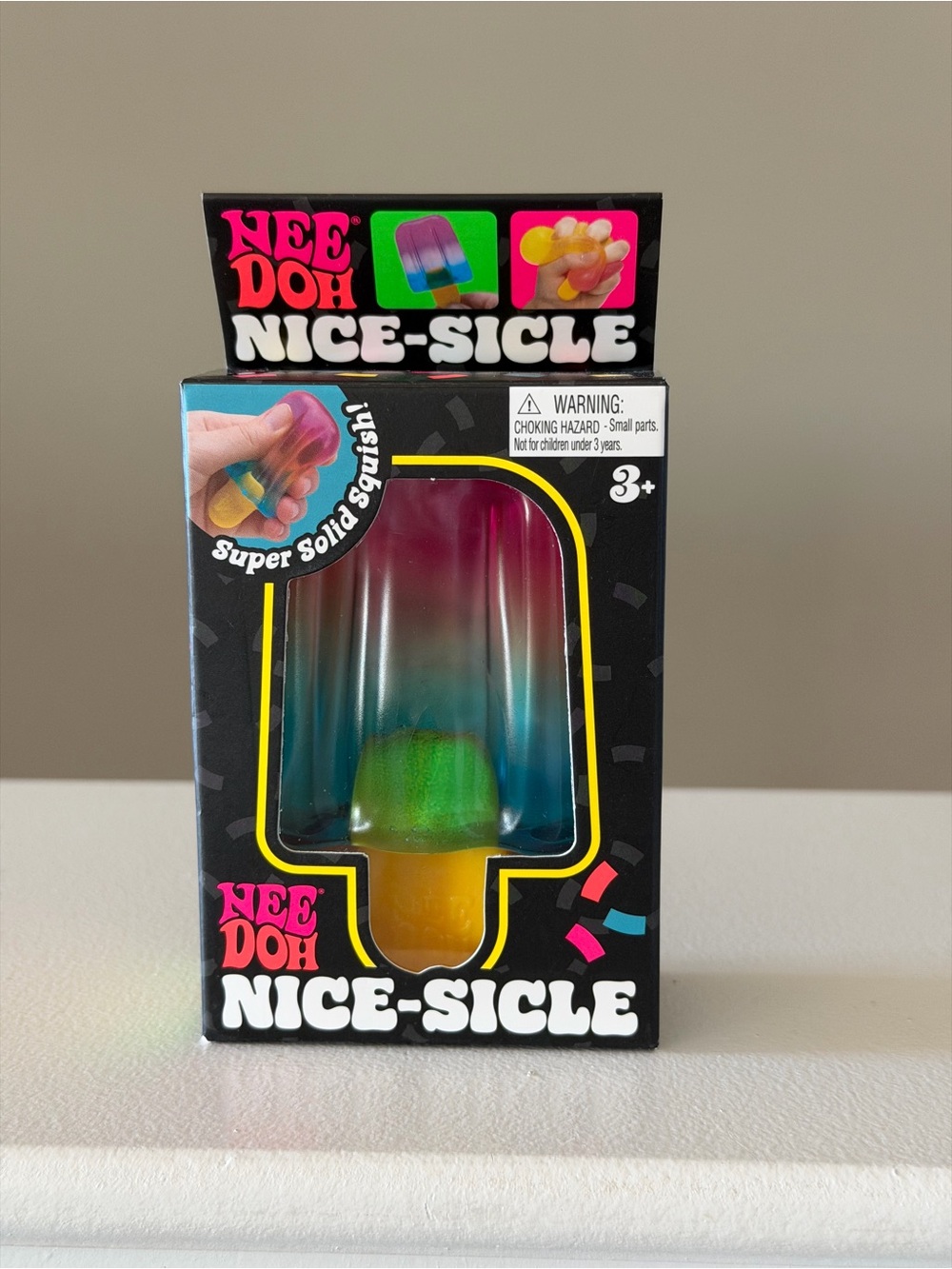 NeeDoh Nice-Sicle Multicolor Squishy Popsicle Toy